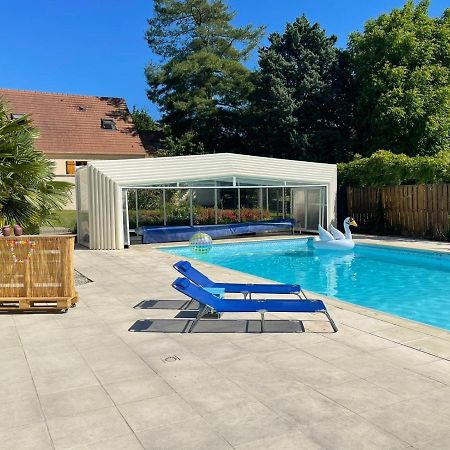 L'Annexe- Guest House Avec Piscine Studio Avec Coin Chambre Rosny-sur-Seine Екстериор снимка