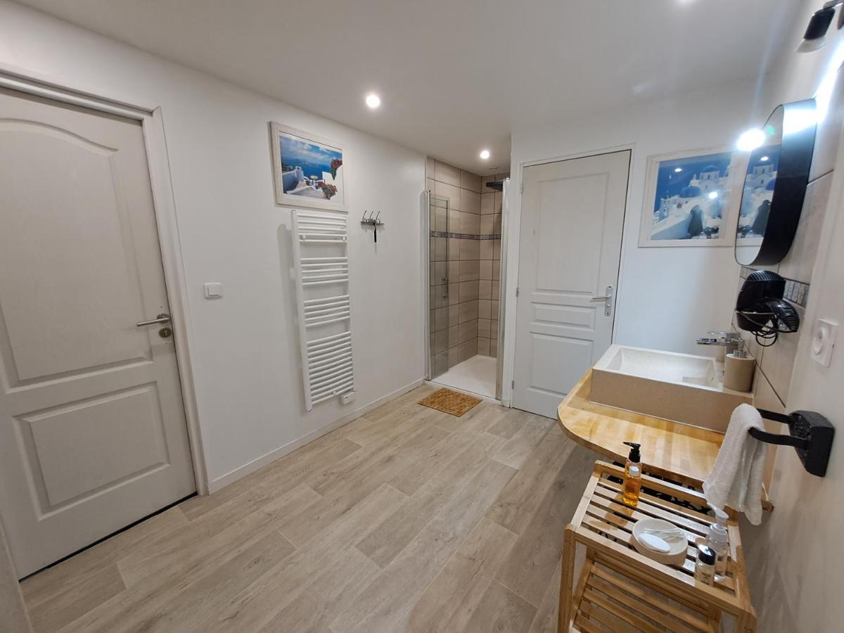 L'Annexe- Guest House Avec Piscine Studio Avec Coin Chambre Rosny-sur-Seine Екстериор снимка